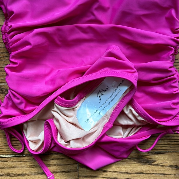 NWT J.Crew Ruched side-tie one-piece swimsuit - Picture 6 of 7